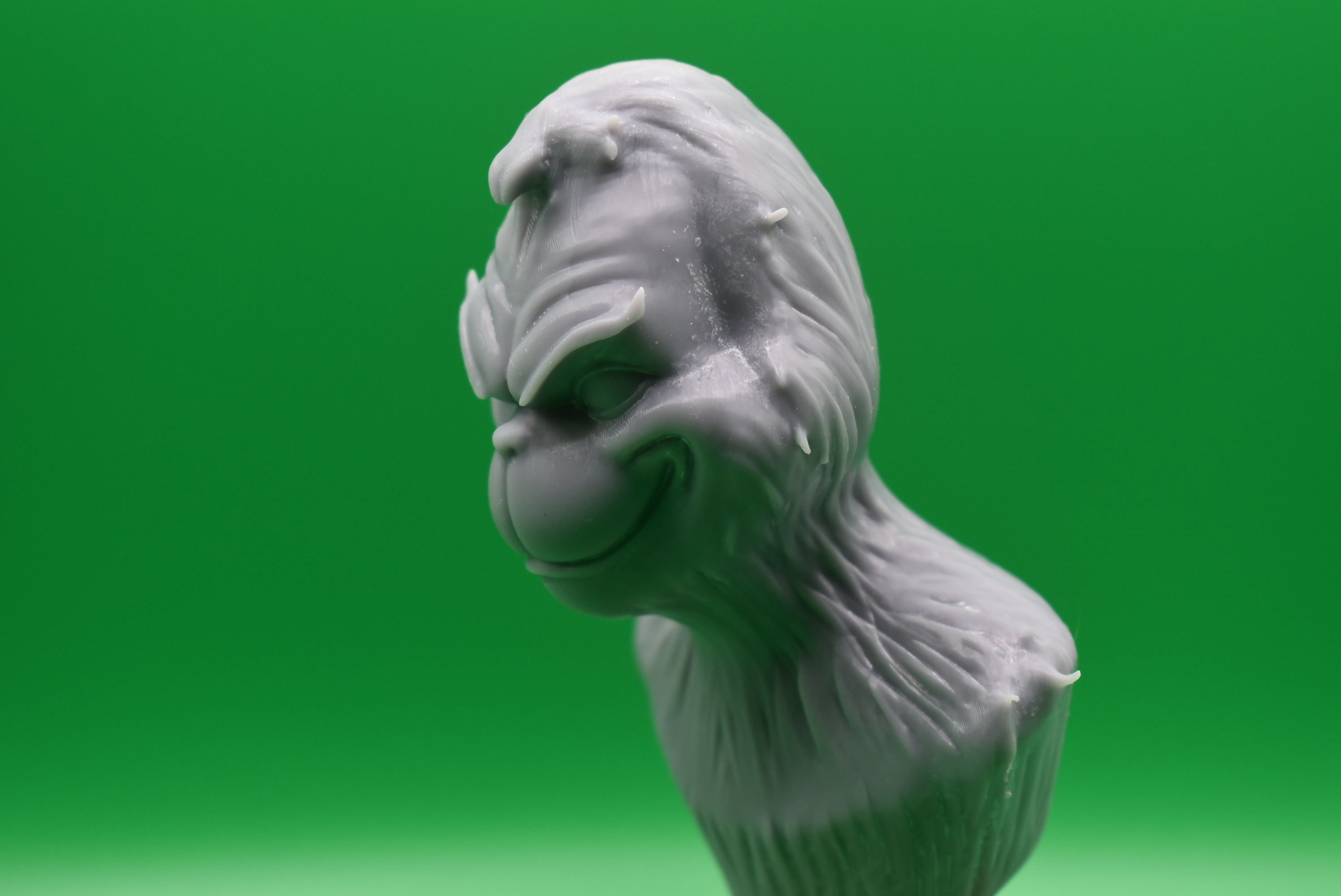 The Grinch Bust 3D print model_5
