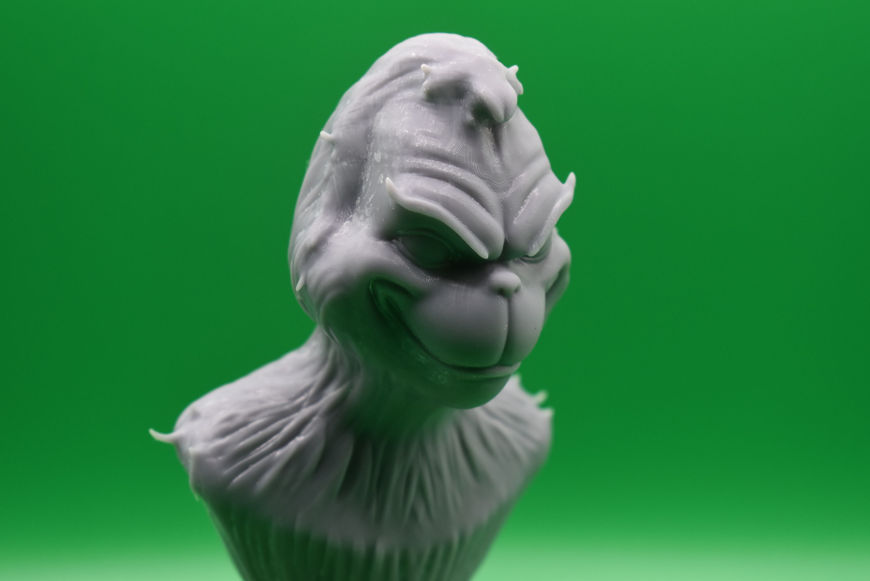 The Grinch Bust 3D print model_4