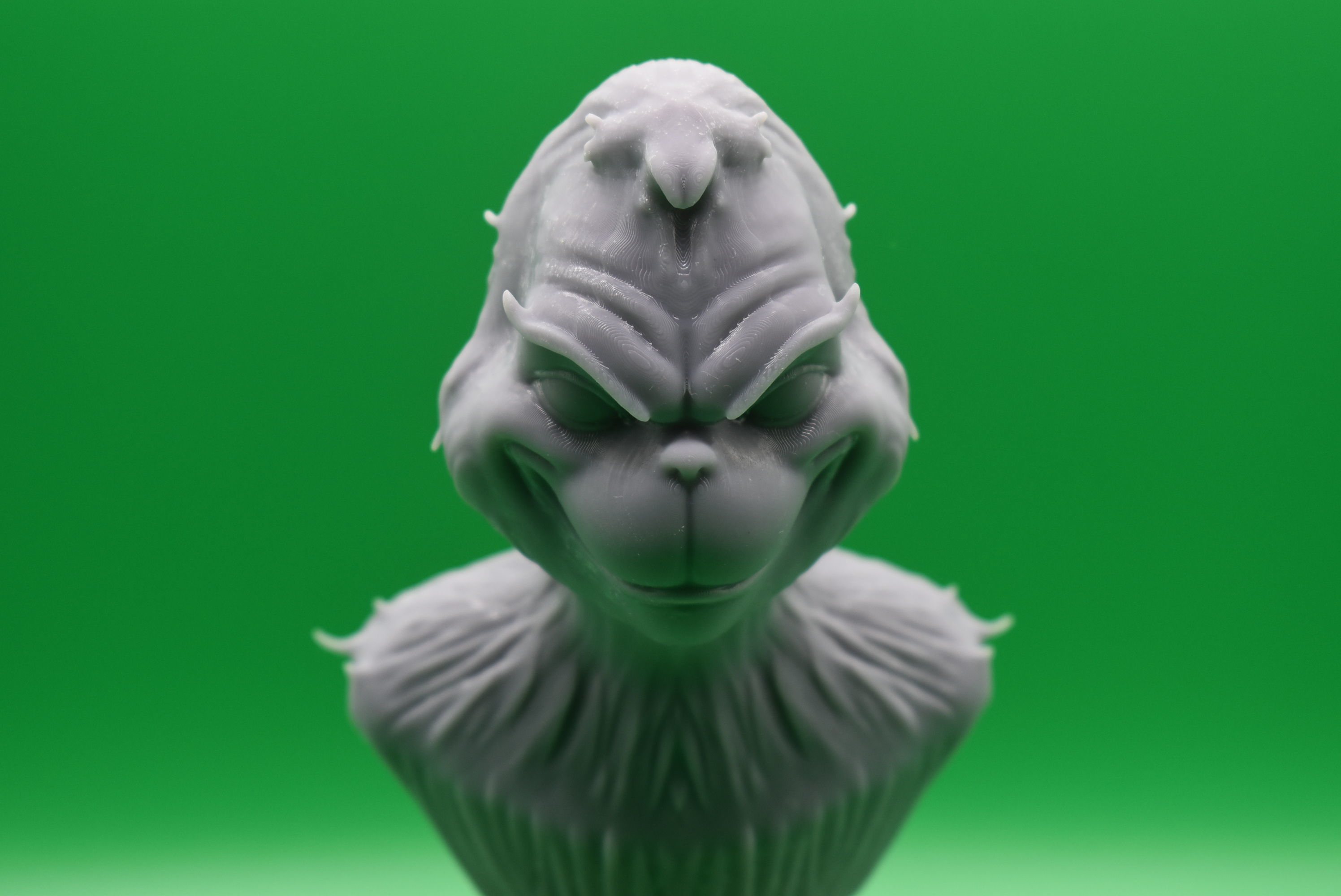 The Grinch Bust 3D print model_3