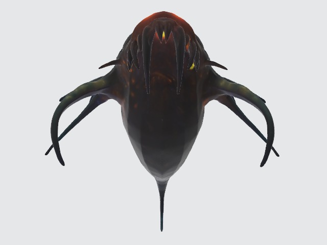 Deep sea fish 3D model_2
