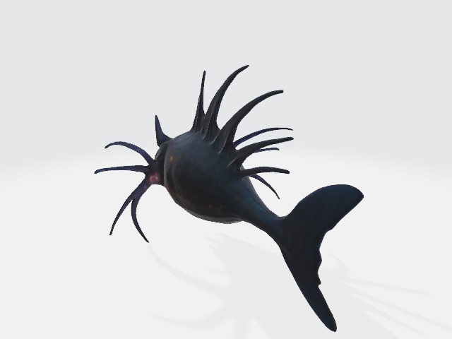 Deep sea fish 3D model_4