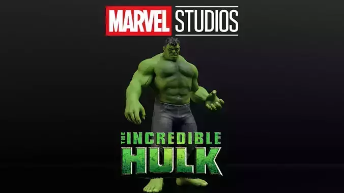 The Incredible Hulk Low-poly 3D model
