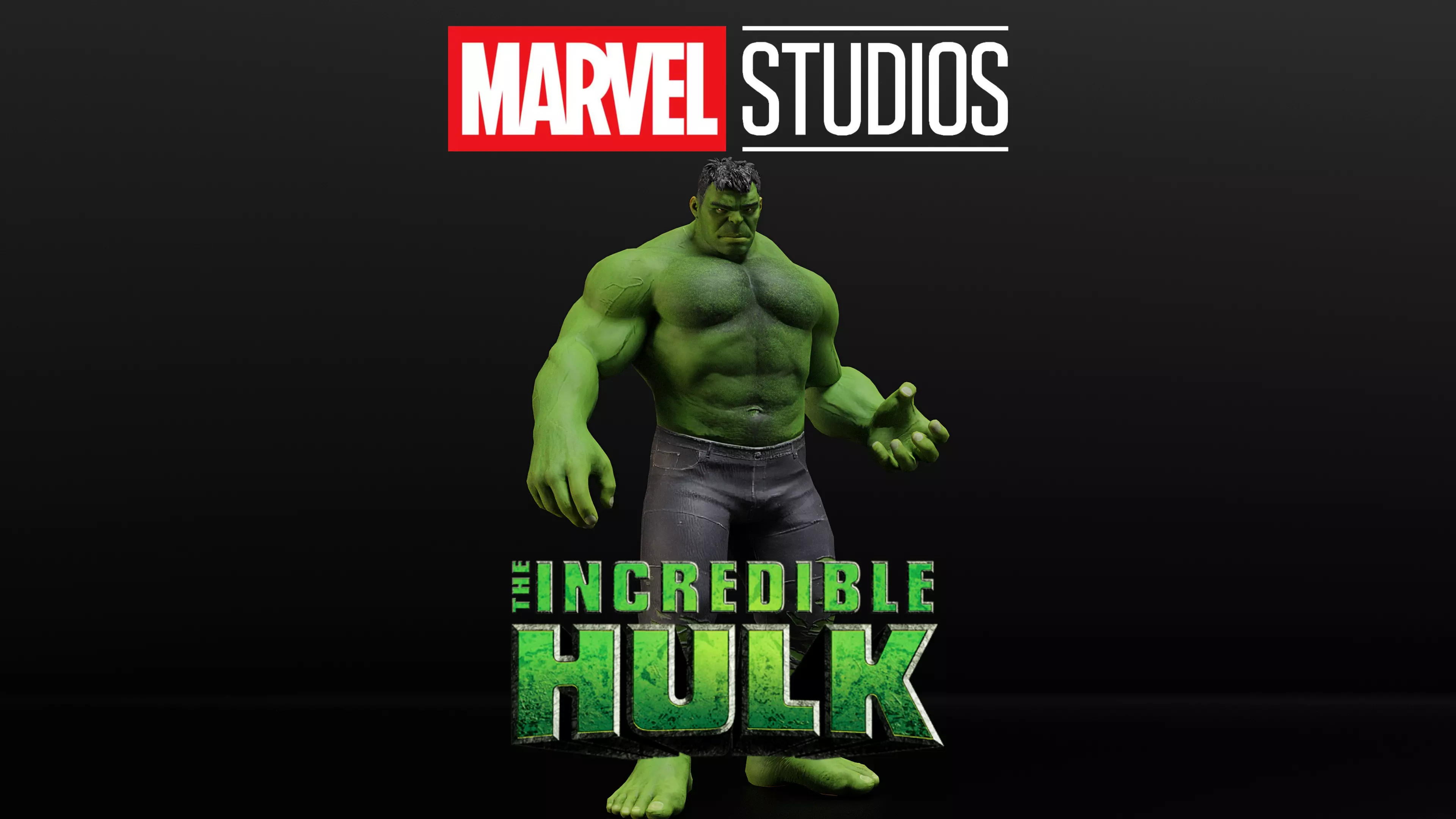 The Incredible Hulk Low-poly 3D model_0