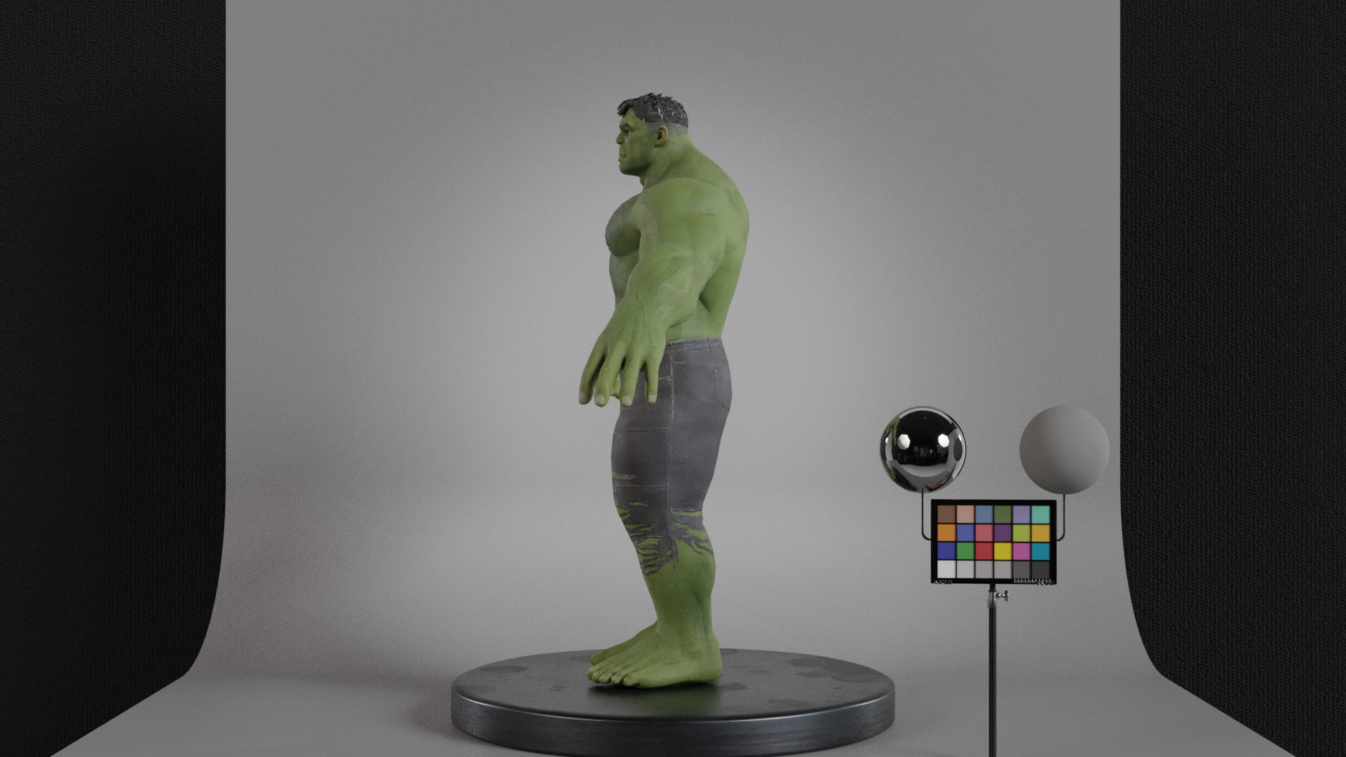 The Incredible Hulk Low-poly 3D model_7
