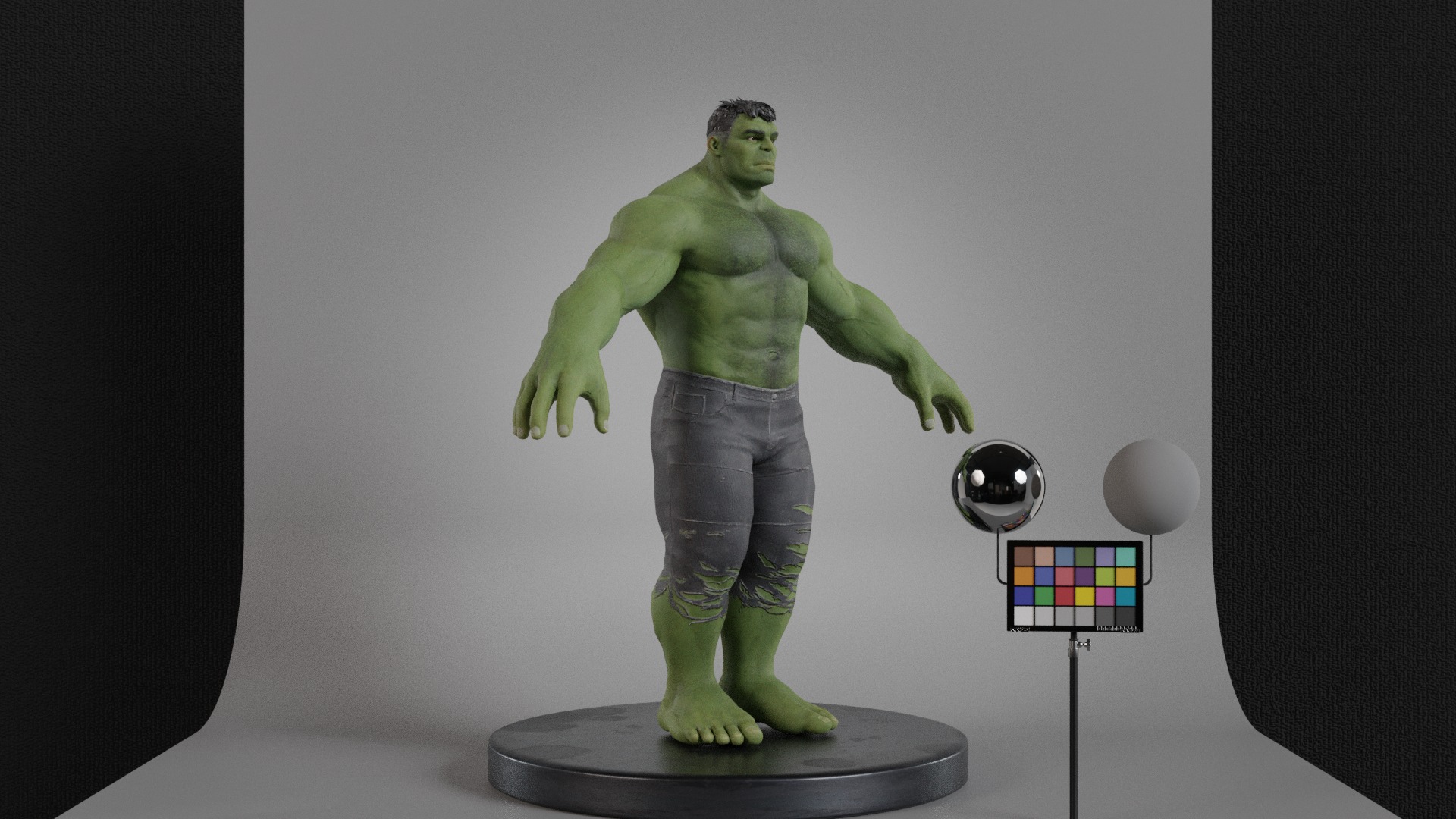 The Incredible Hulk Low-poly 3D model_2