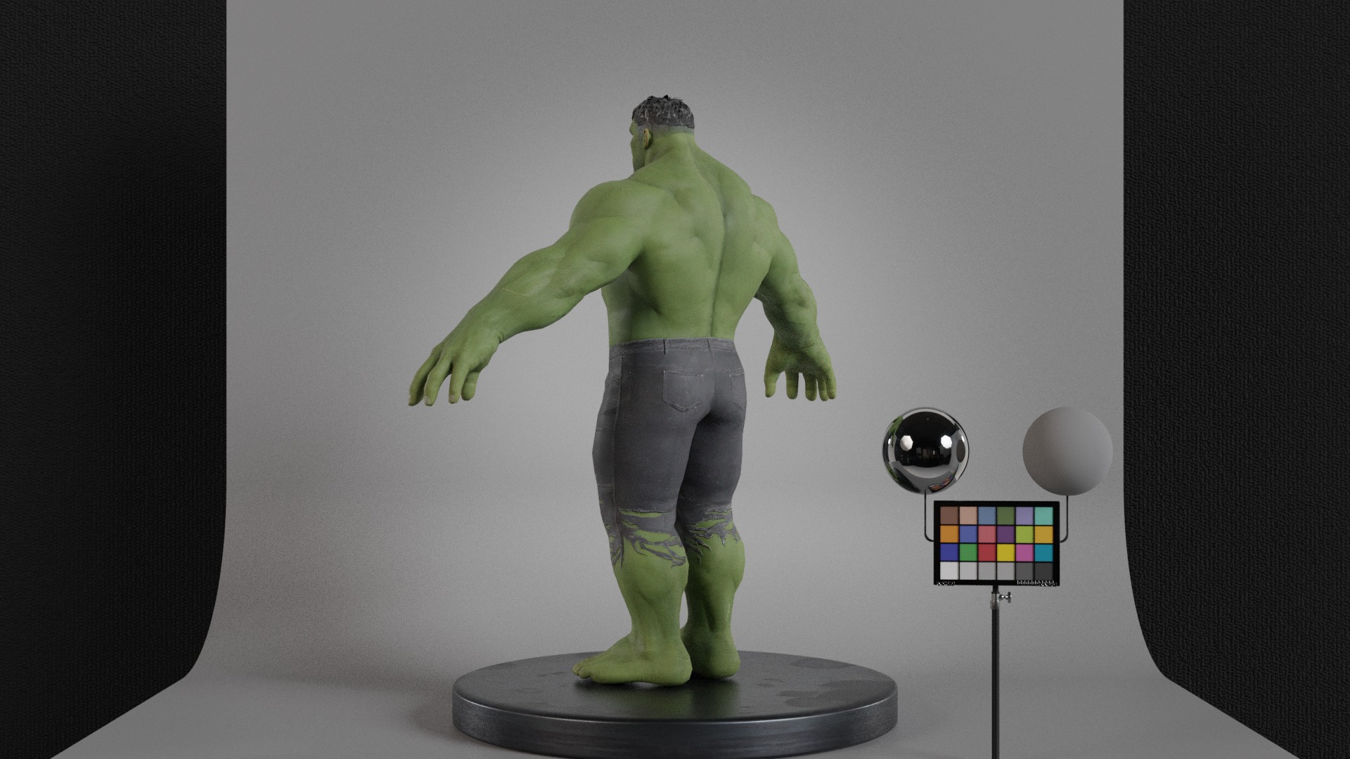 The Incredible Hulk Low-poly 3D model_6