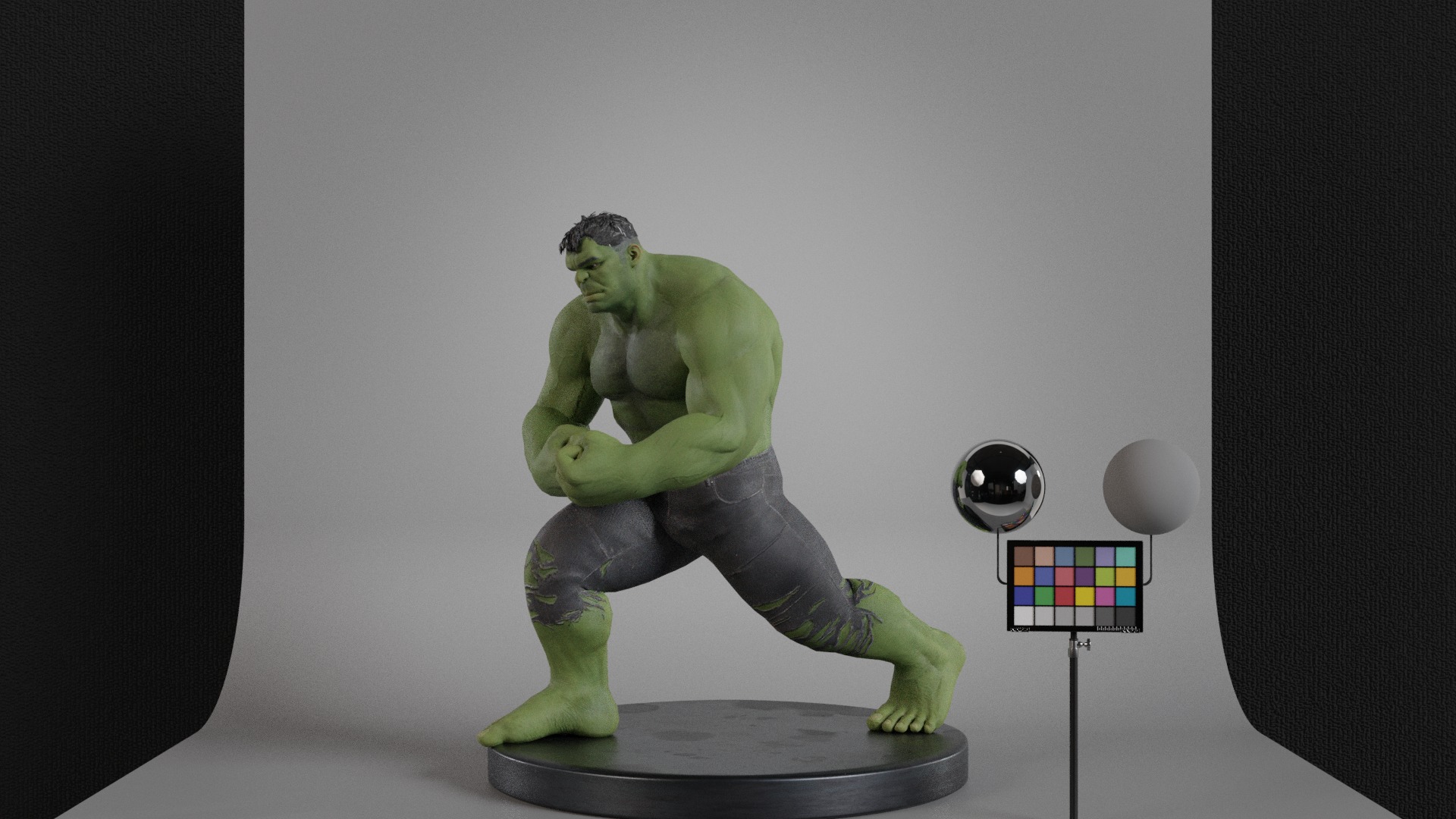 The Incredible Hulk Low-poly 3D model_16