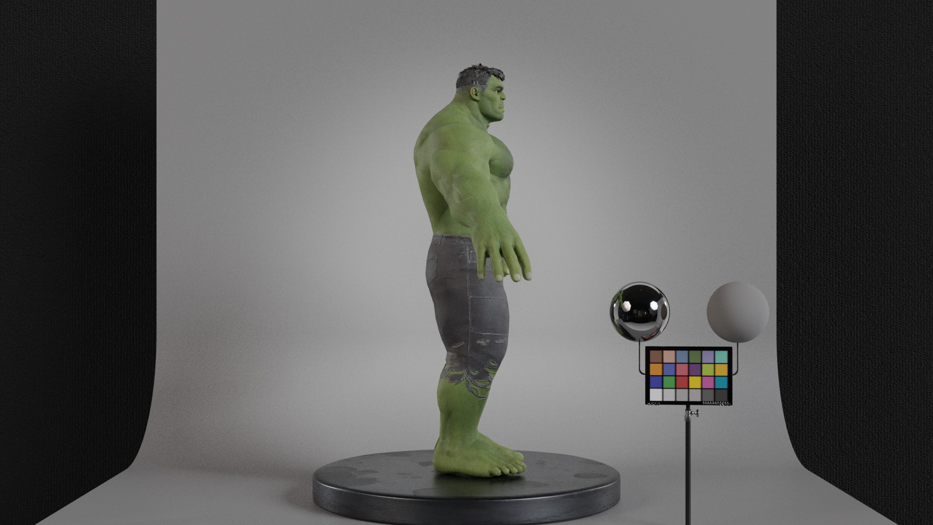 The Incredible Hulk Low-poly 3D model_3