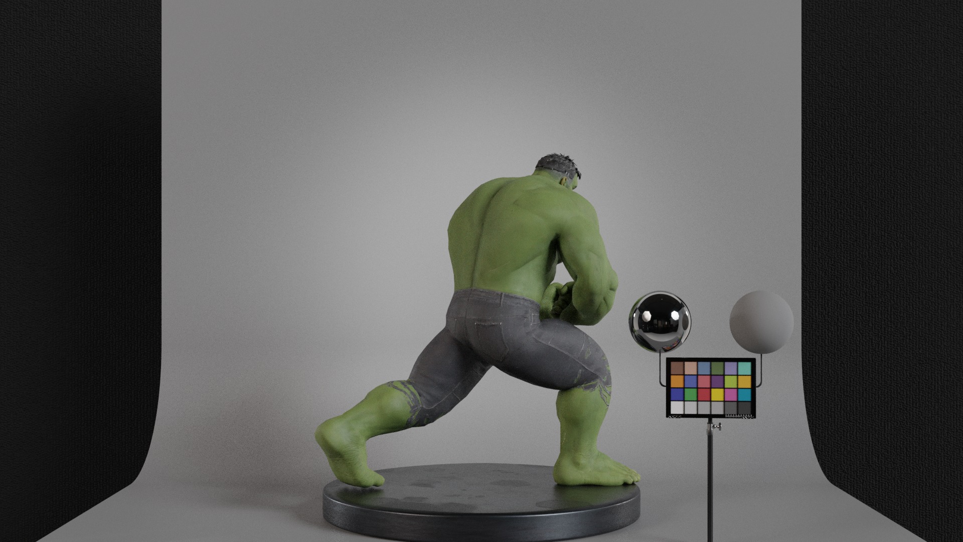 The Incredible Hulk Low-poly 3D model_12
