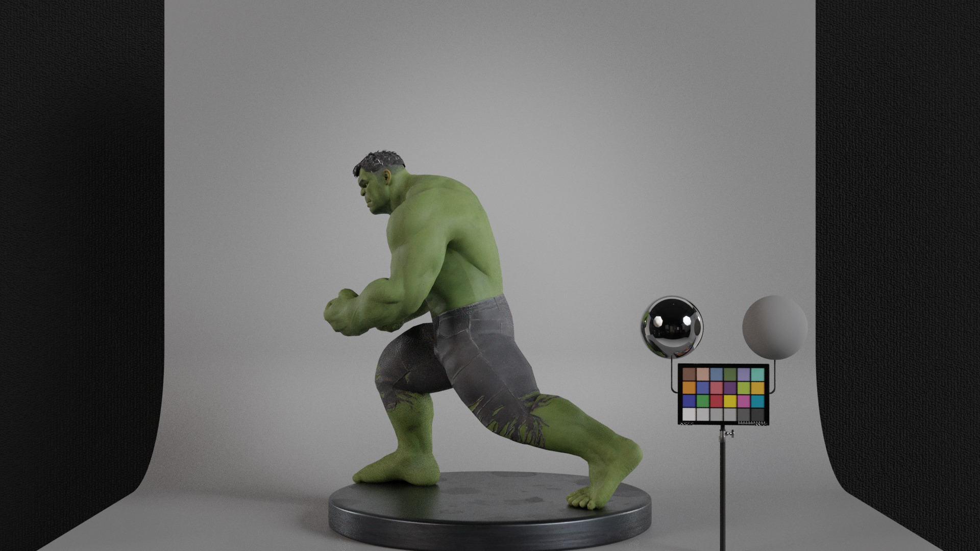 The Incredible Hulk Low-poly 3D model_15