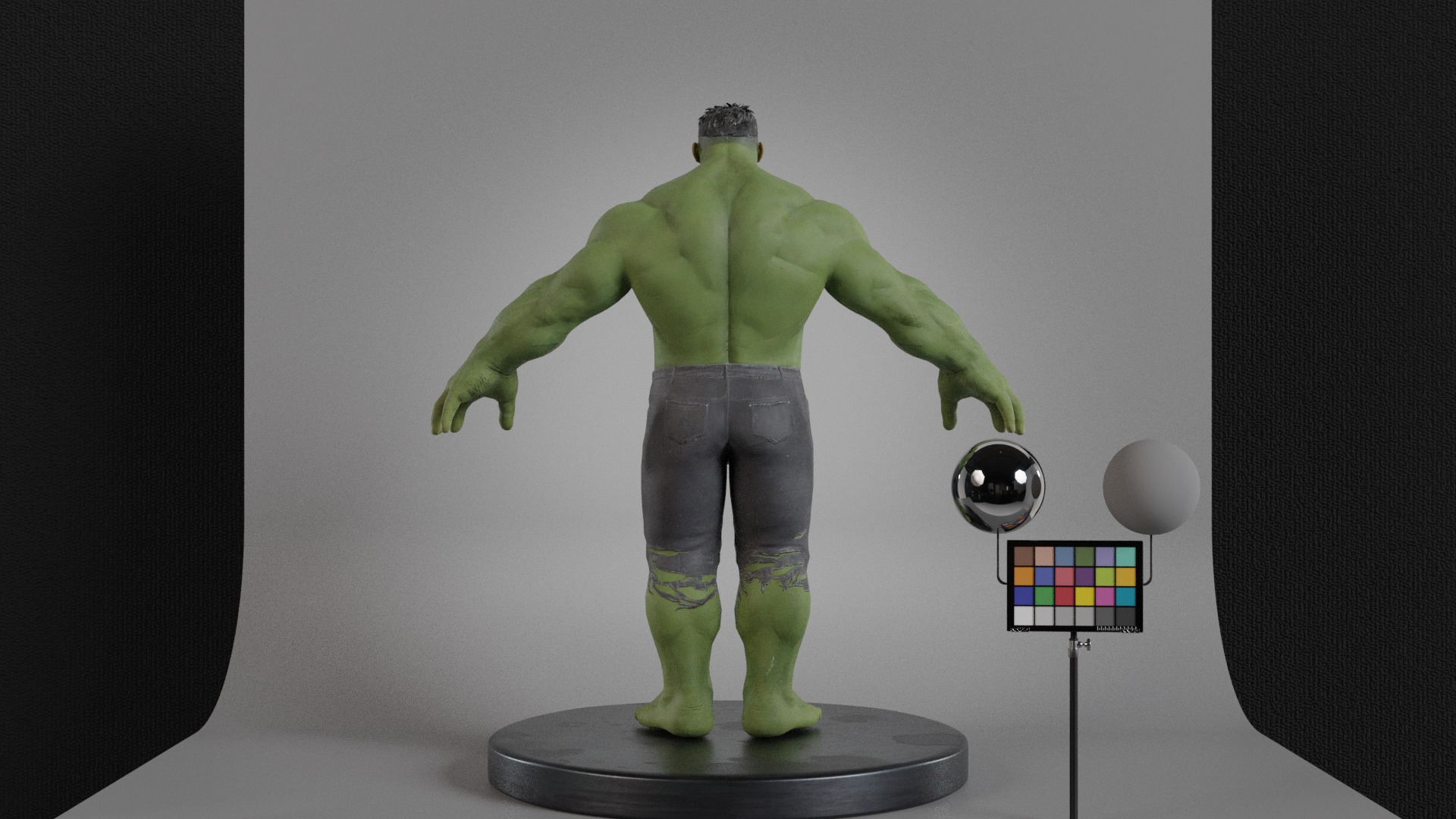 The Incredible Hulk Low-poly 3D model_5