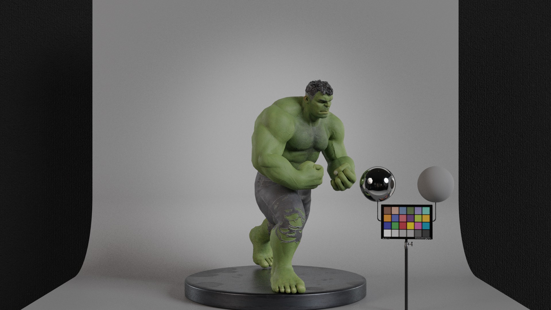 The Incredible Hulk Low-poly 3D model_10