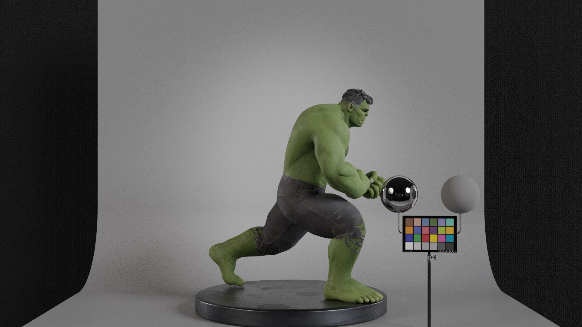 The Incredible Hulk Low-poly 3D model_11