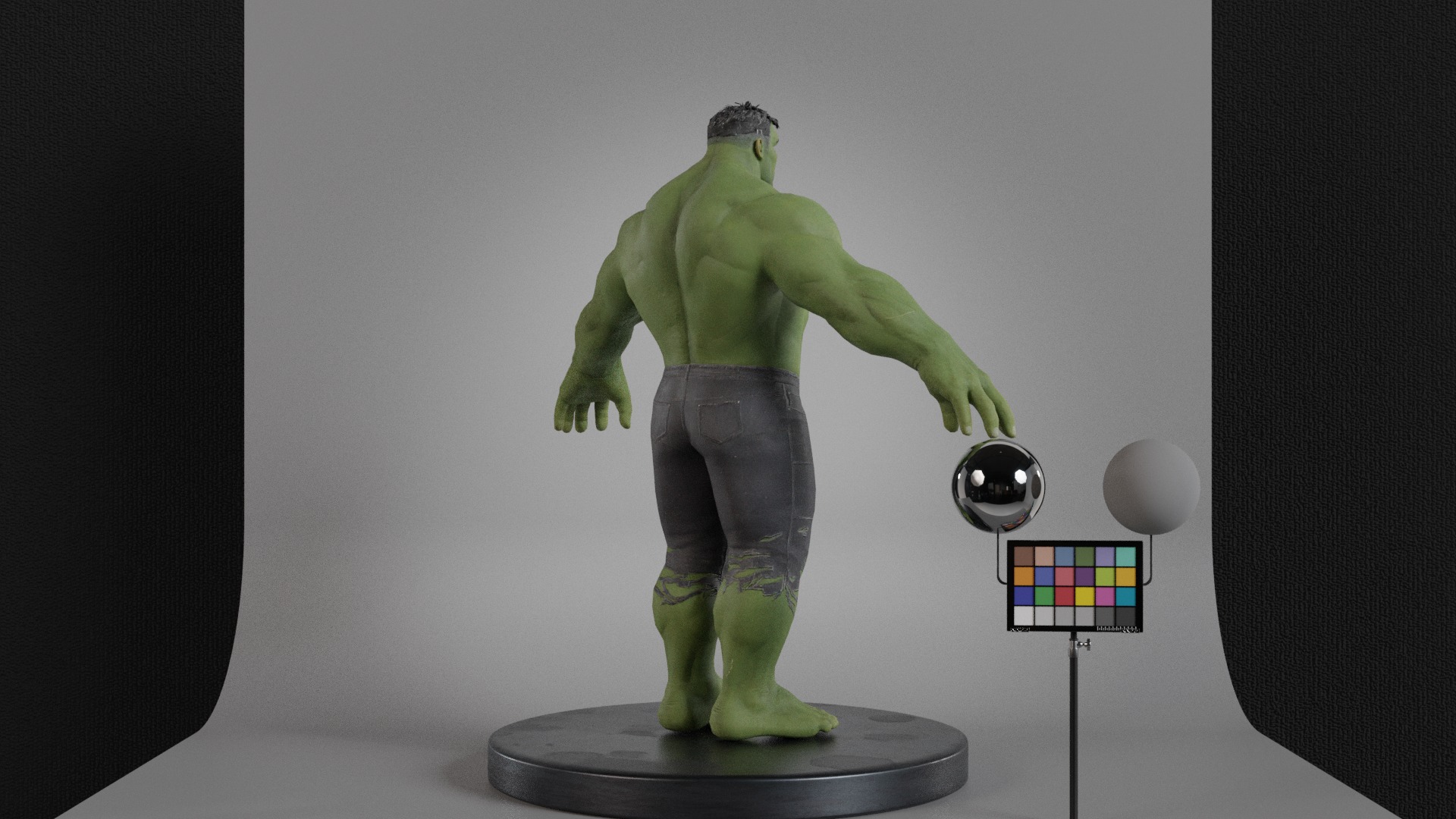 The Incredible Hulk Low-poly 3D model_4