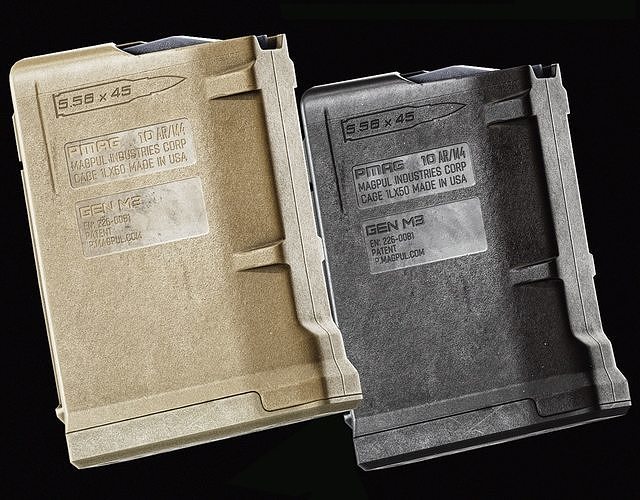 Magpul Pmag 10 Low-poly 3D model