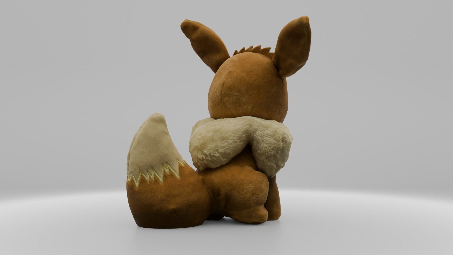 Eevee plushie 3D model_4