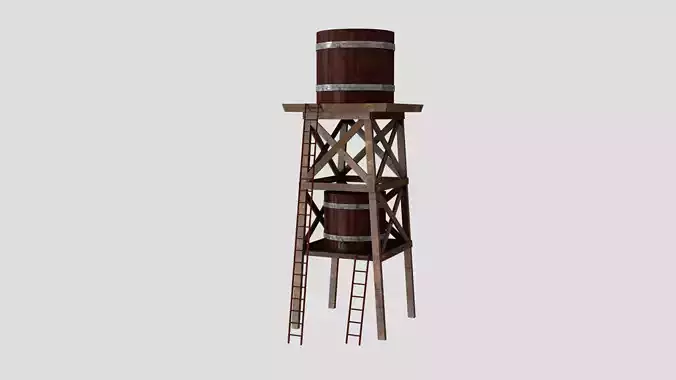 Water Tower 3D model