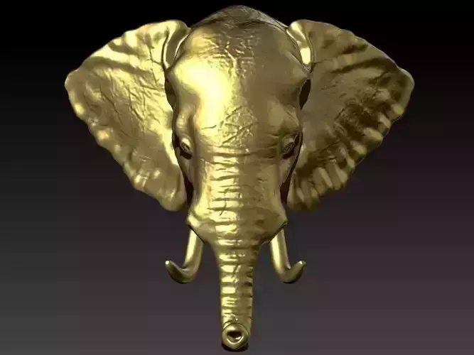 Elephant Head Pendant 