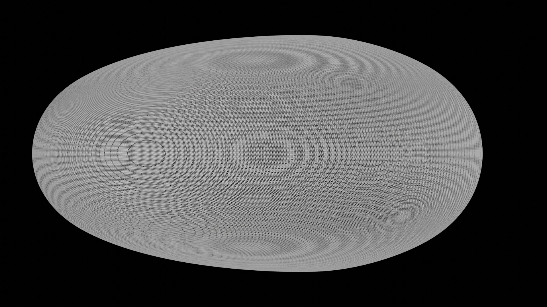 Ammonoid shell involute and depressed Hibernicoceras 3D model_8