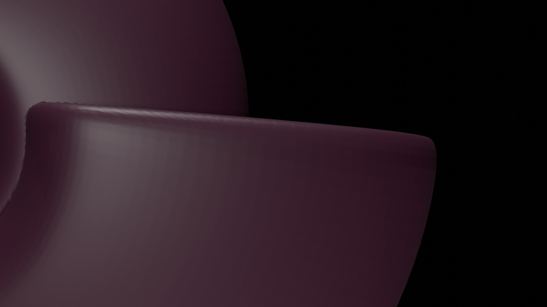 Ammonoid shell involute and depressed Hibernicoceras 3D model_5