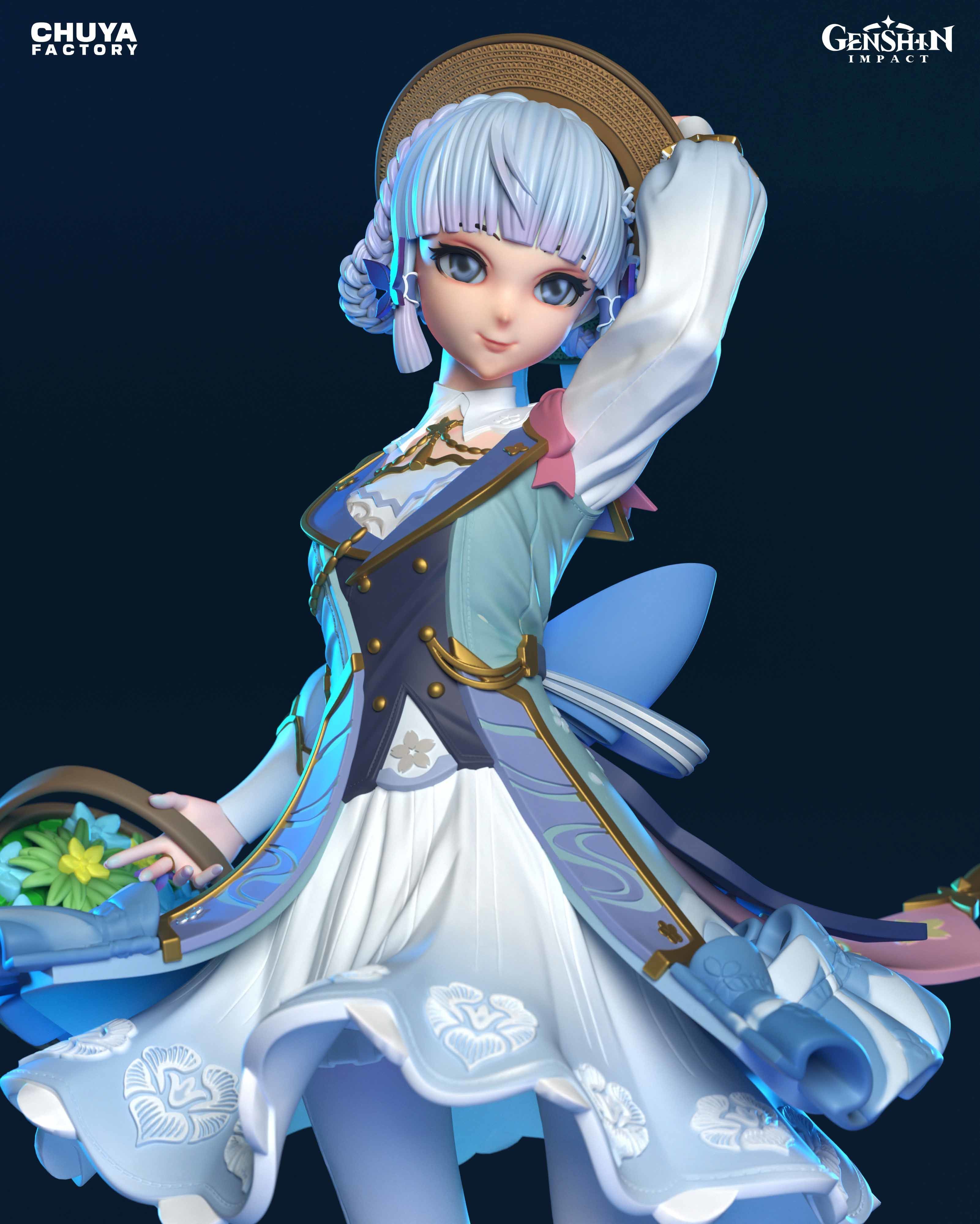 Kamisato Ayaka from Genshin Impact 3D print model_17