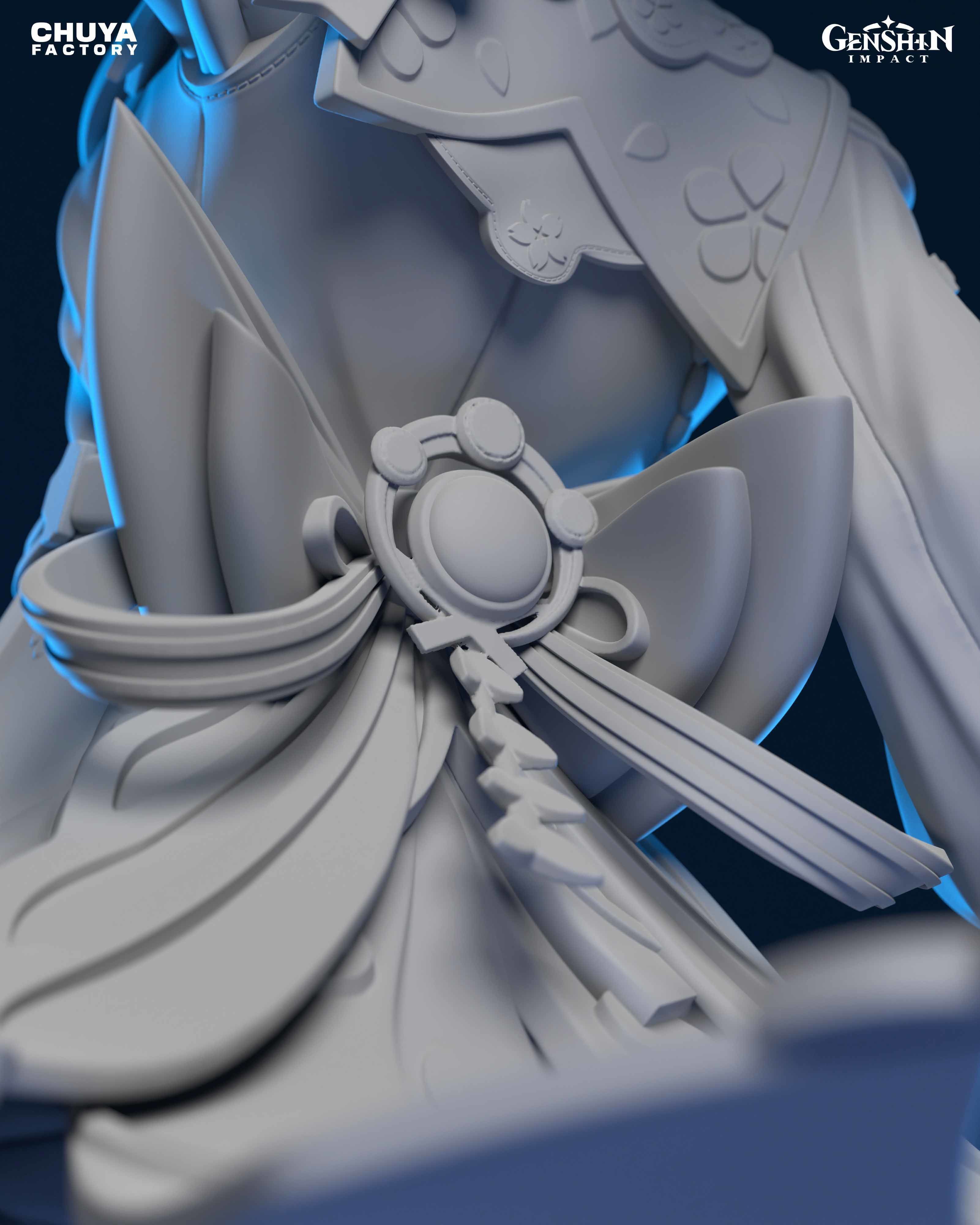 Kamisato Ayaka from Genshin Impact 3D print model_9