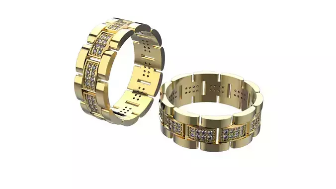Wedding Rolex-like ring all sizes R31