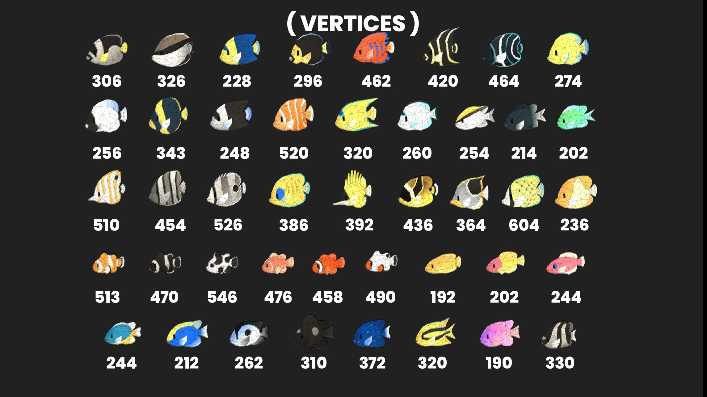 3D Fish Low-poly 3D model_8