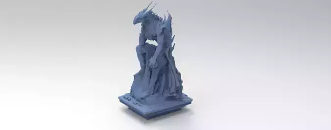 Alpha Draconis Priest statue