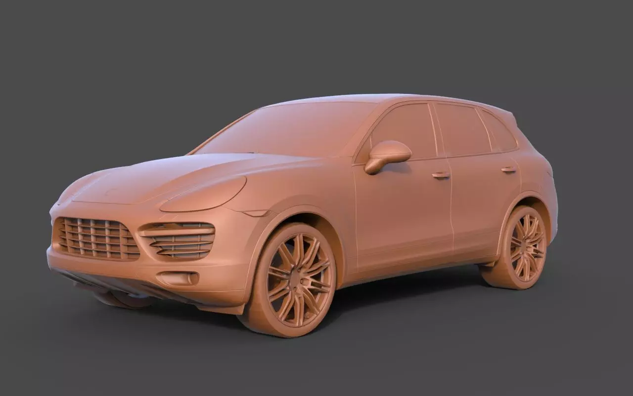 Porsche Cayenne 2016 3D print model