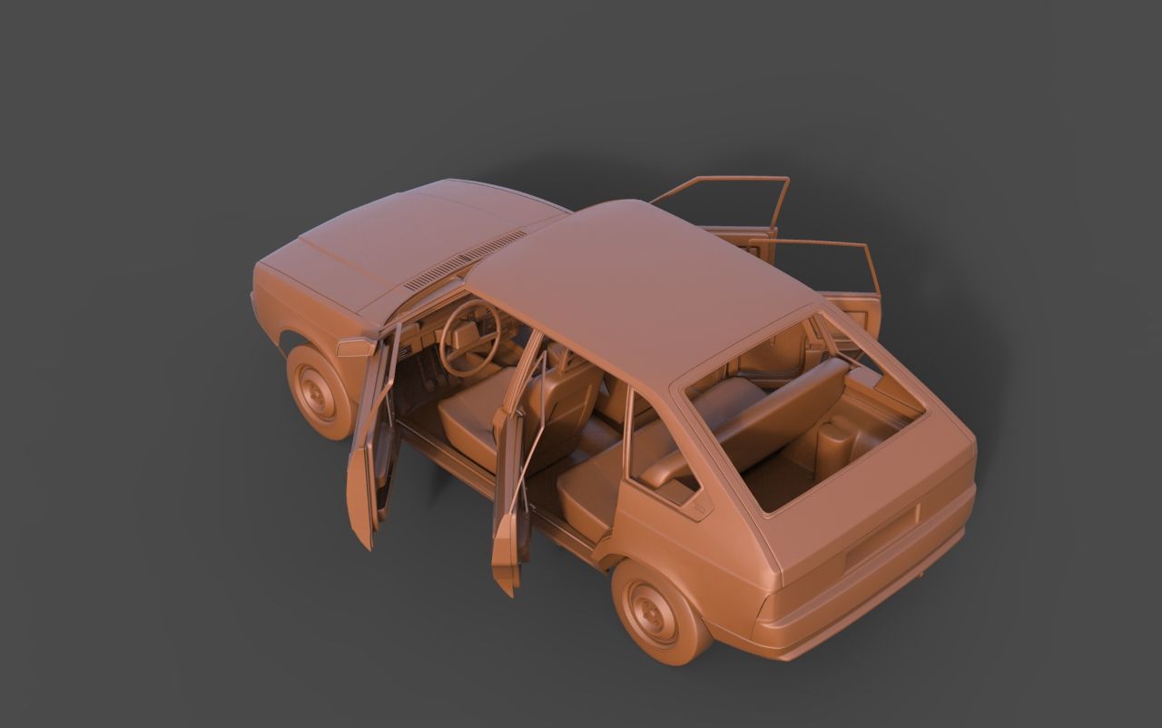 Moskvitch 2141 3D print model_4