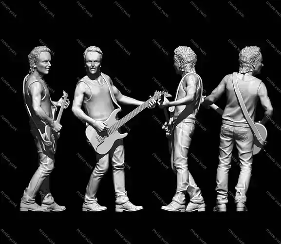 Def Leppard Pour Some Sugar On Me Phil Collen 3D print model