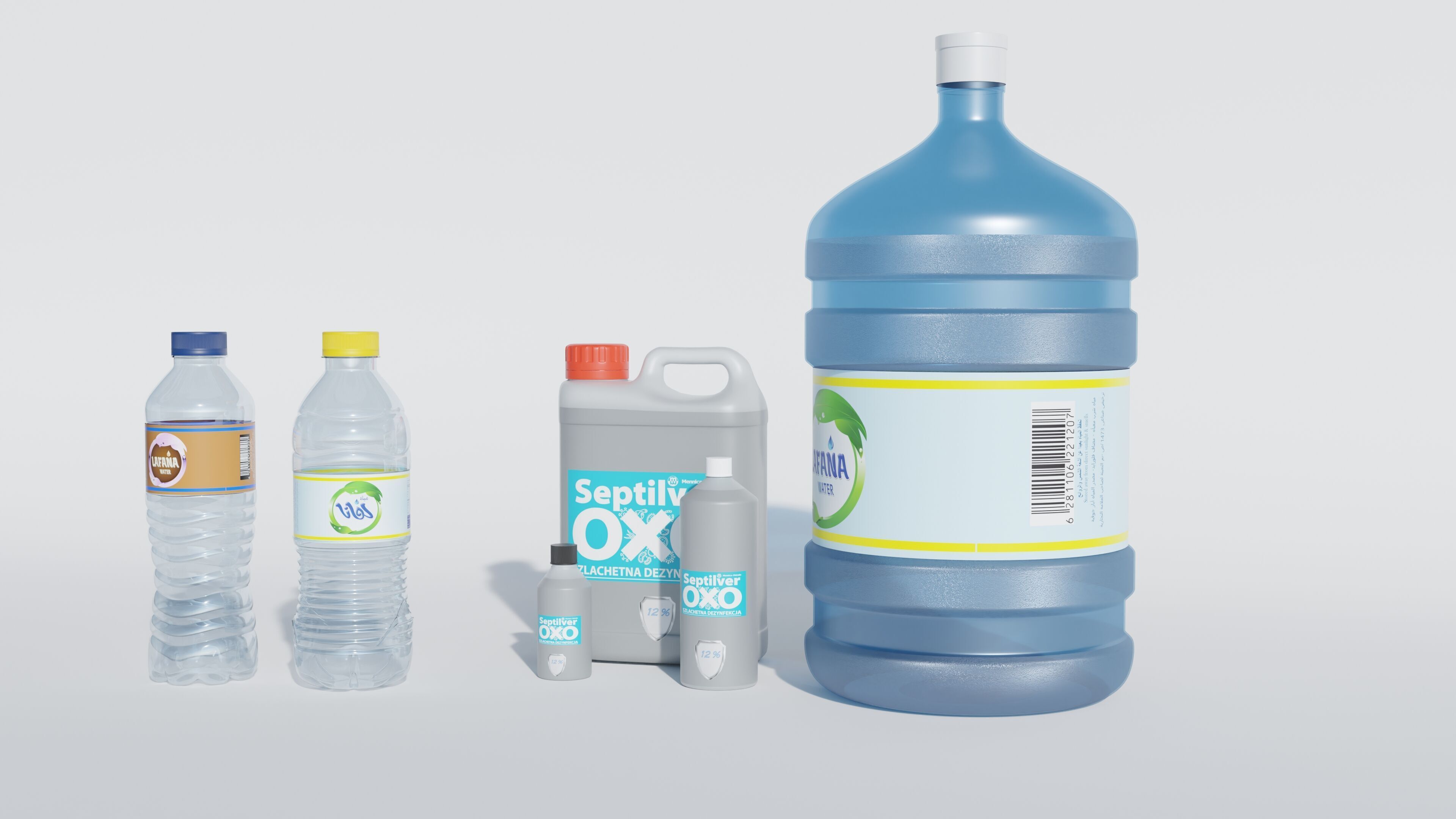 Water Bottle  3D model_2