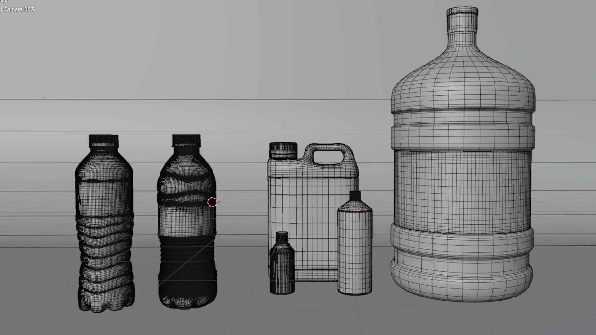 Water Bottle  3D model_4