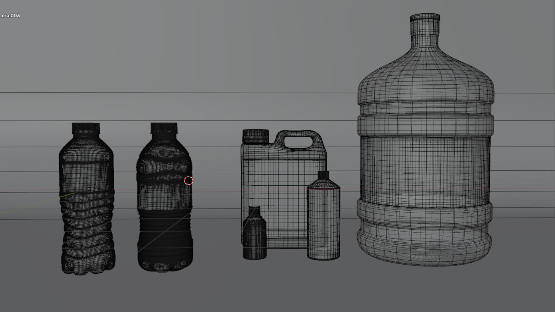 Water Bottle  3D model_5