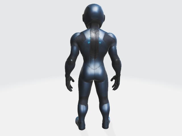 Nano suit 3D model_2