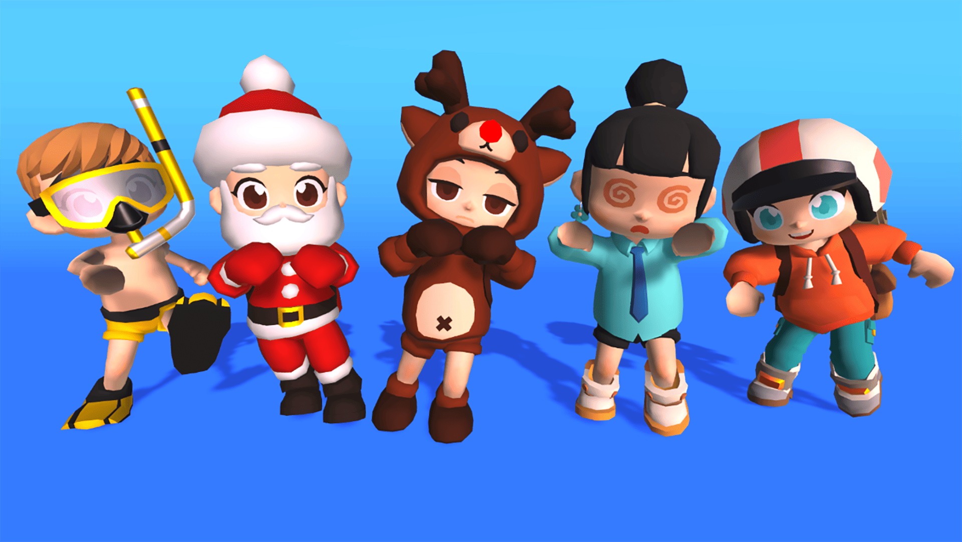 3D Characters Pro - Casual Low-poly 3D model_5