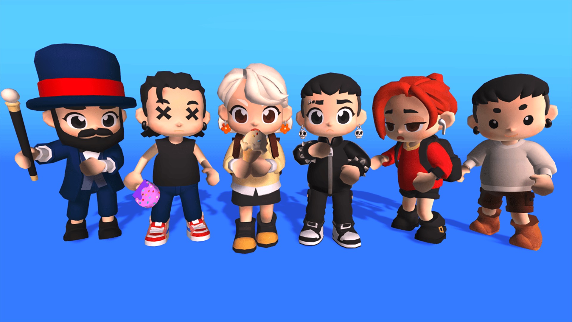3D Characters Pro - Casual Low-poly 3D model_9