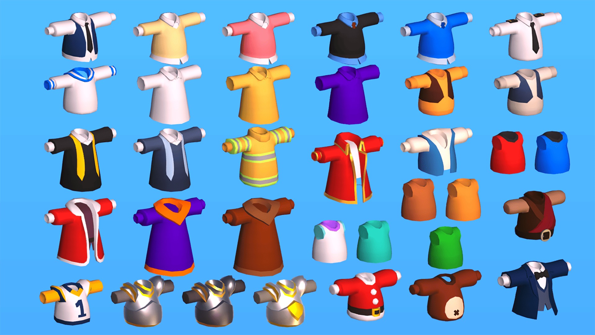 3D Characters Pro - Casual Low-poly 3D model_19