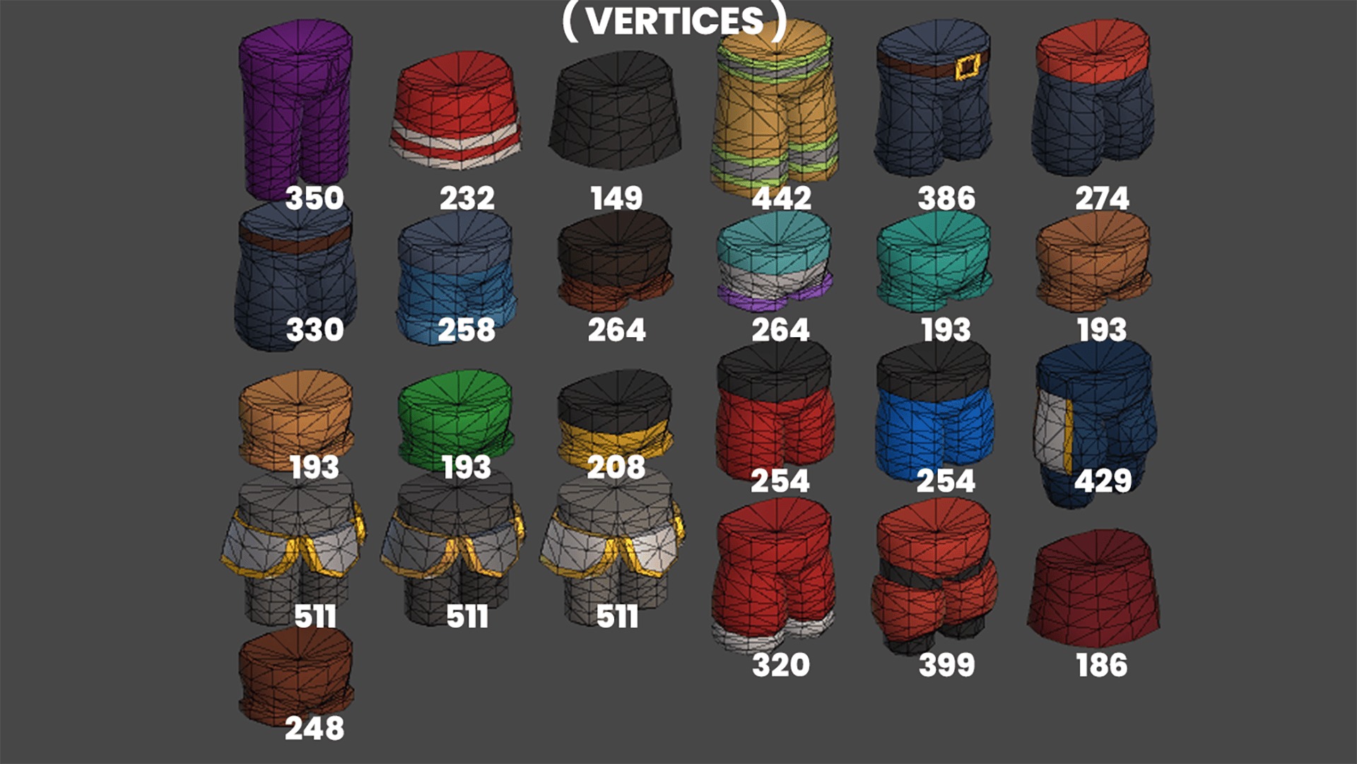 3D Characters Pro - Casual Low-poly 3D model_44