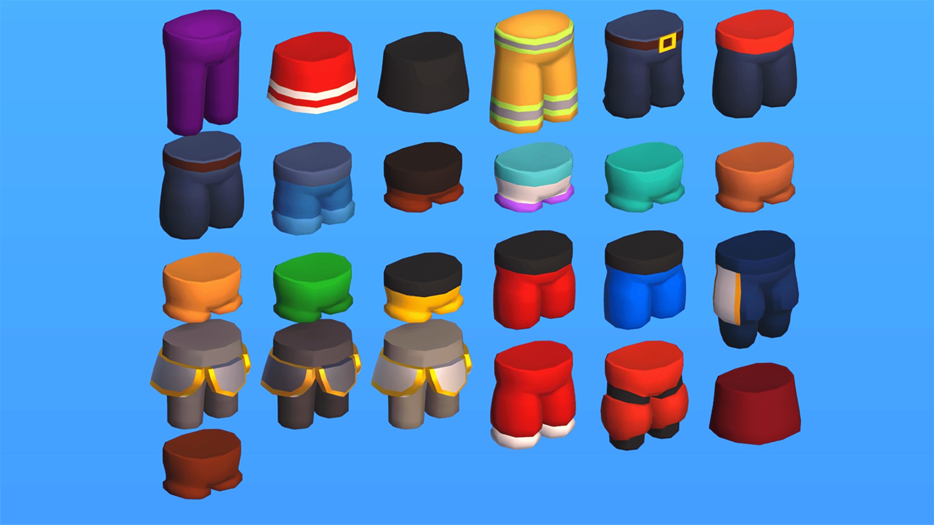 3D Characters Pro - Casual Low-poly 3D model_23