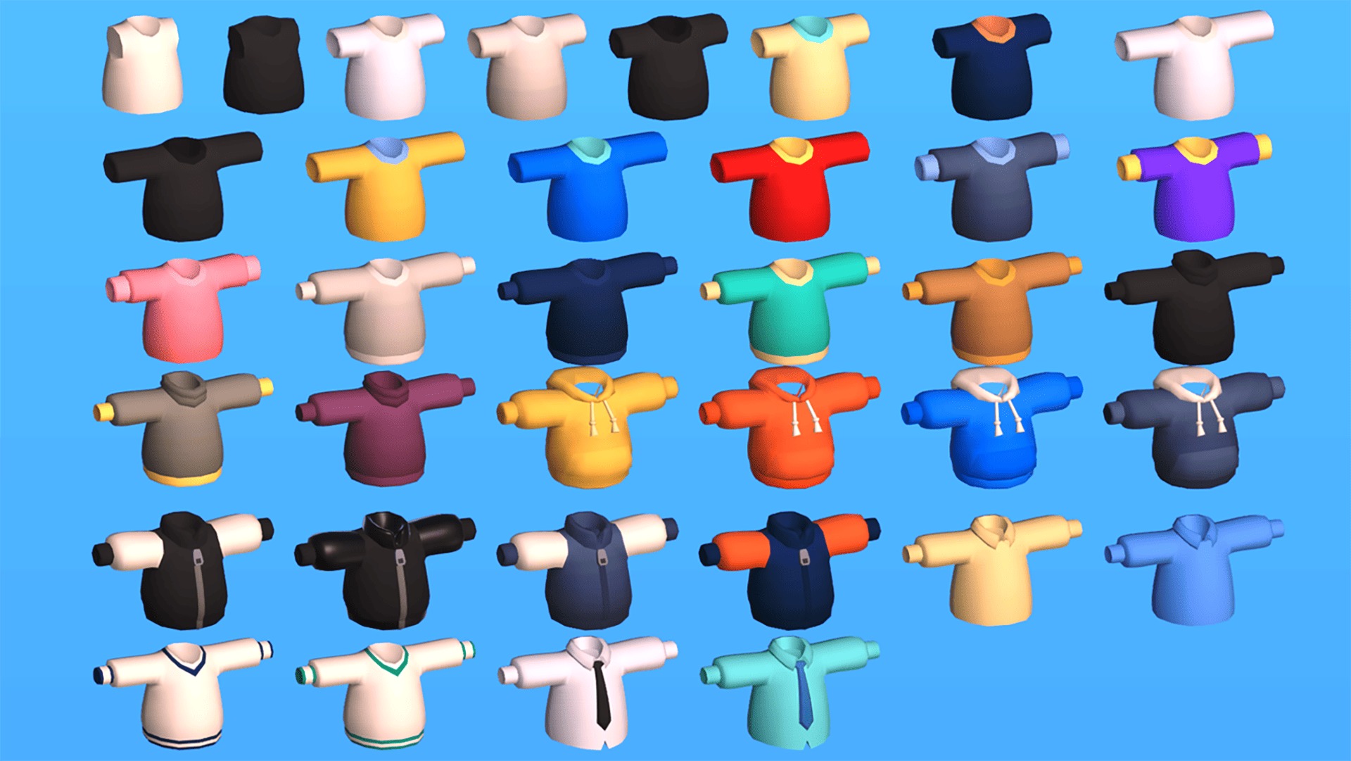 3D Characters Pro - Casual Low-poly 3D model_18