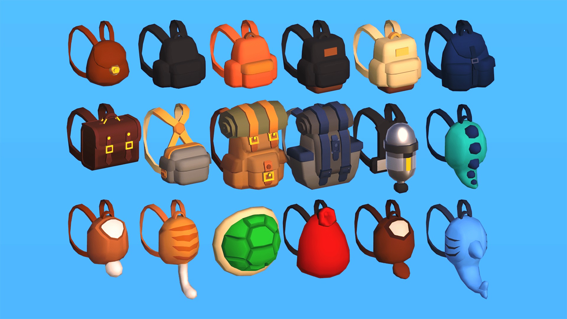 3D Characters Pro - Casual Low-poly 3D model_20