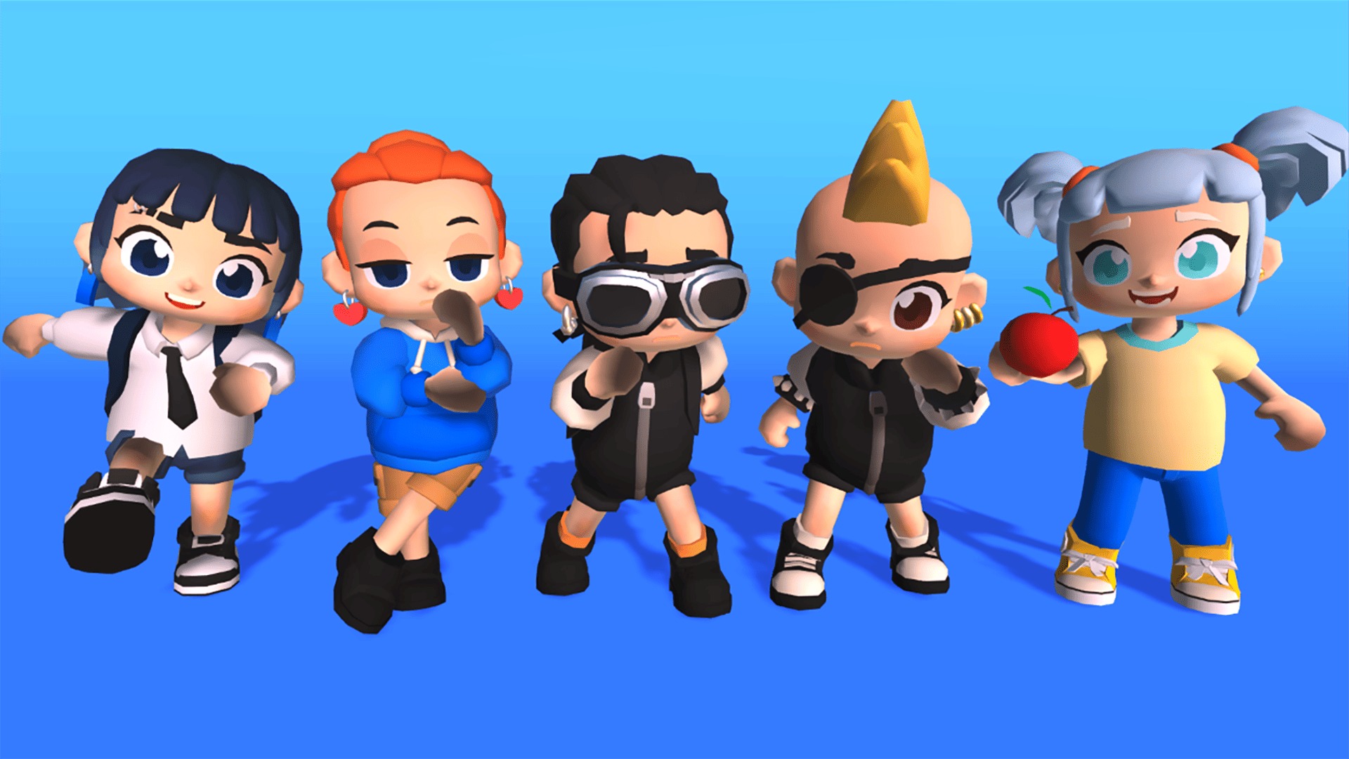 3D Characters Pro - Casual Low-poly 3D model_4