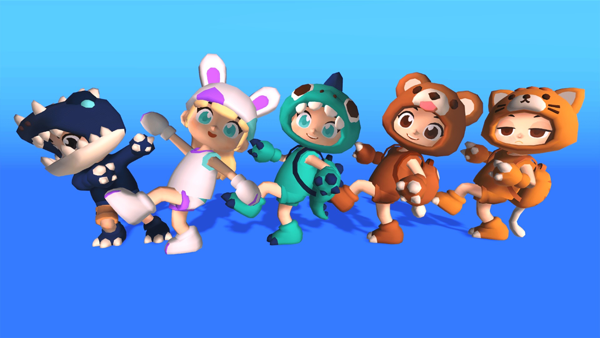 3D Characters Pro - Casual Low-poly 3D model_3