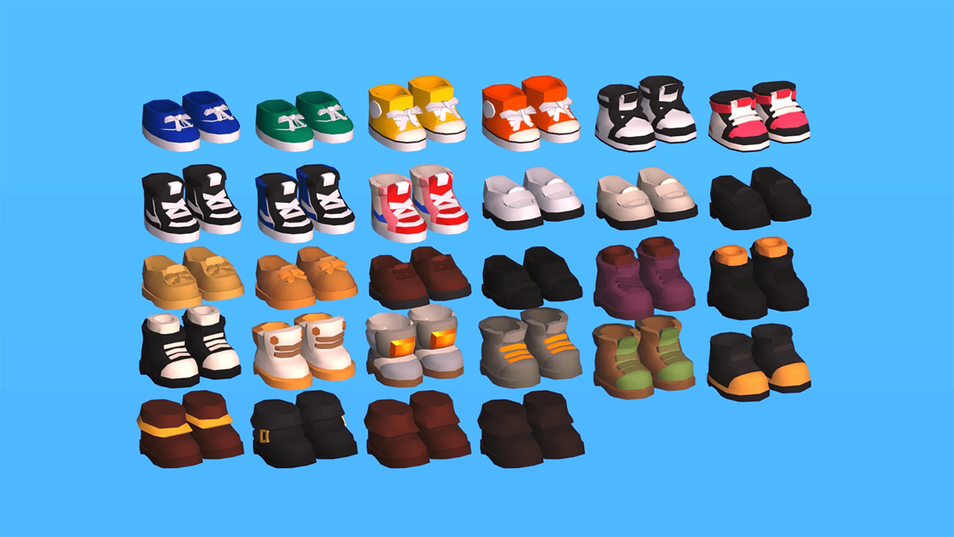 3D Characters Pro - Casual Low-poly 3D model_24