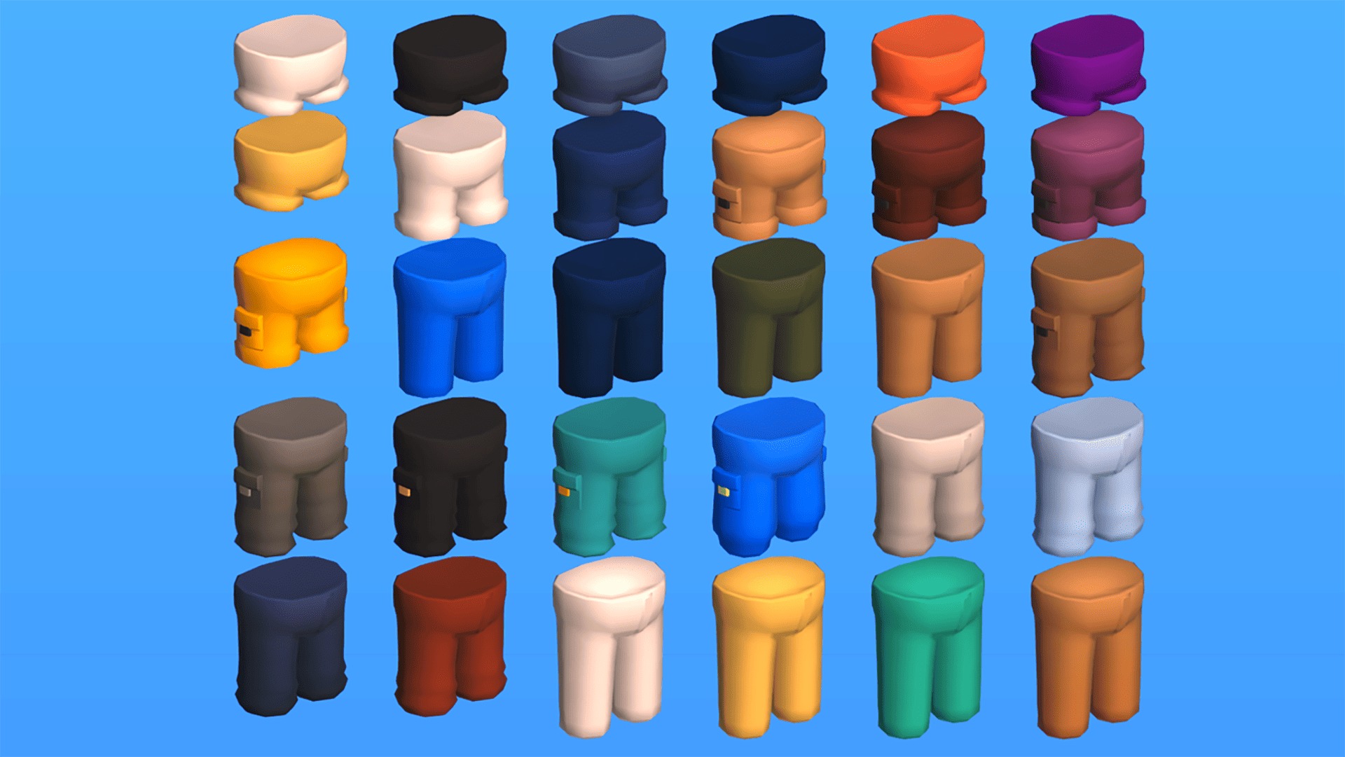 3D Characters Pro - Casual Low-poly 3D model_22