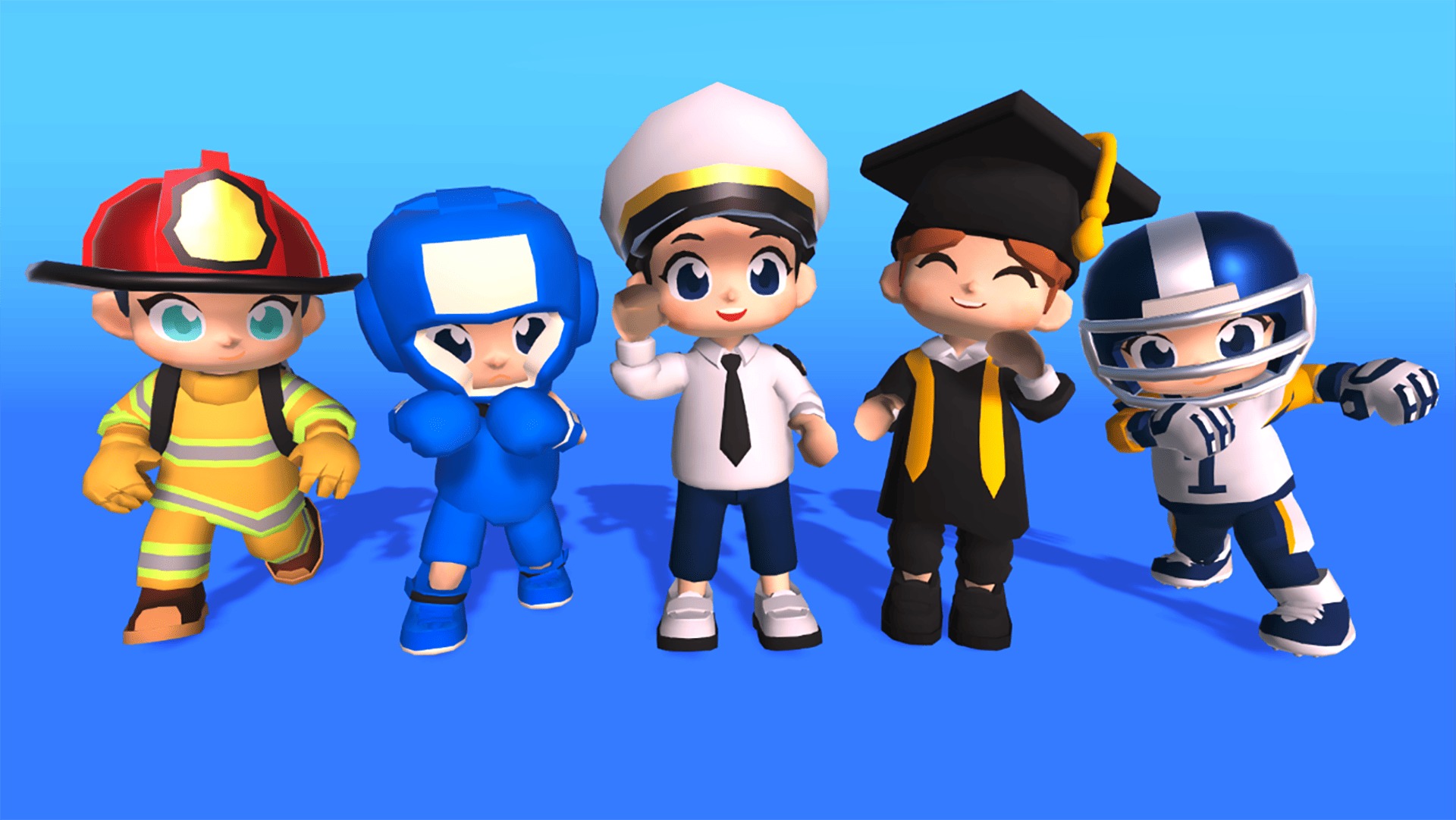 3D Characters Pro - Casual Low-poly 3D model_10