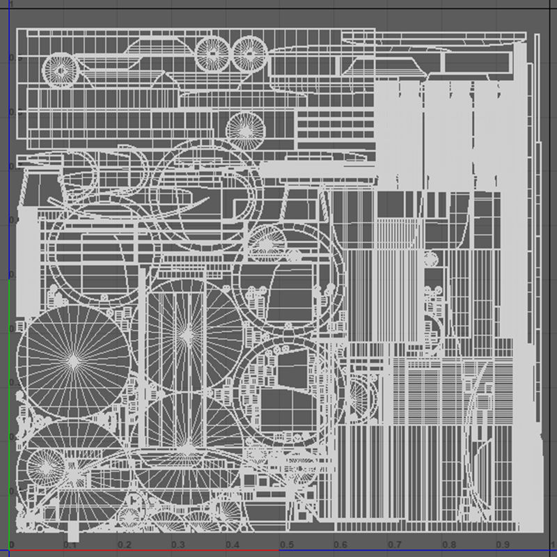 Medieval Ballista Old Low-poly 3D model_11