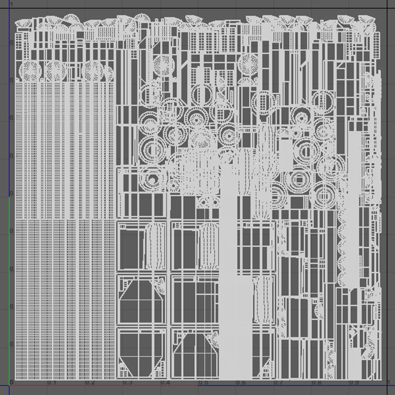 Medieval Battering Ram V02 Old Low-poly 3D model_10